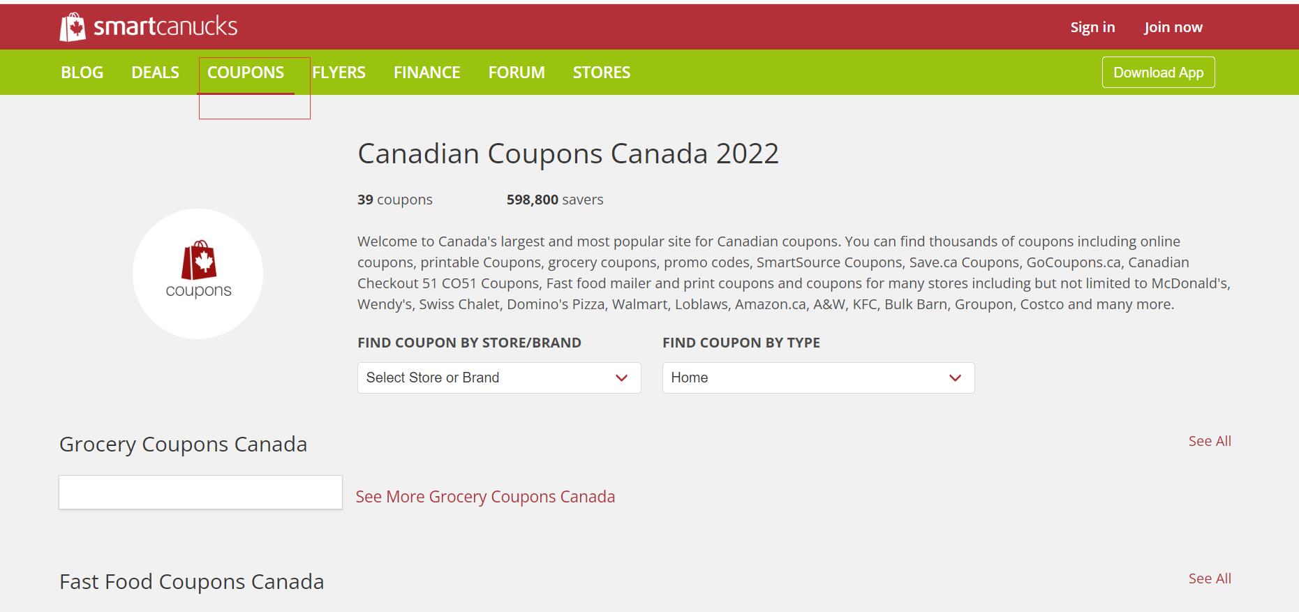 smartcanucks coupon加拿大deal站