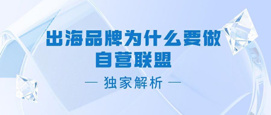 独家解析：出海品牌为什么要做自营联盟？